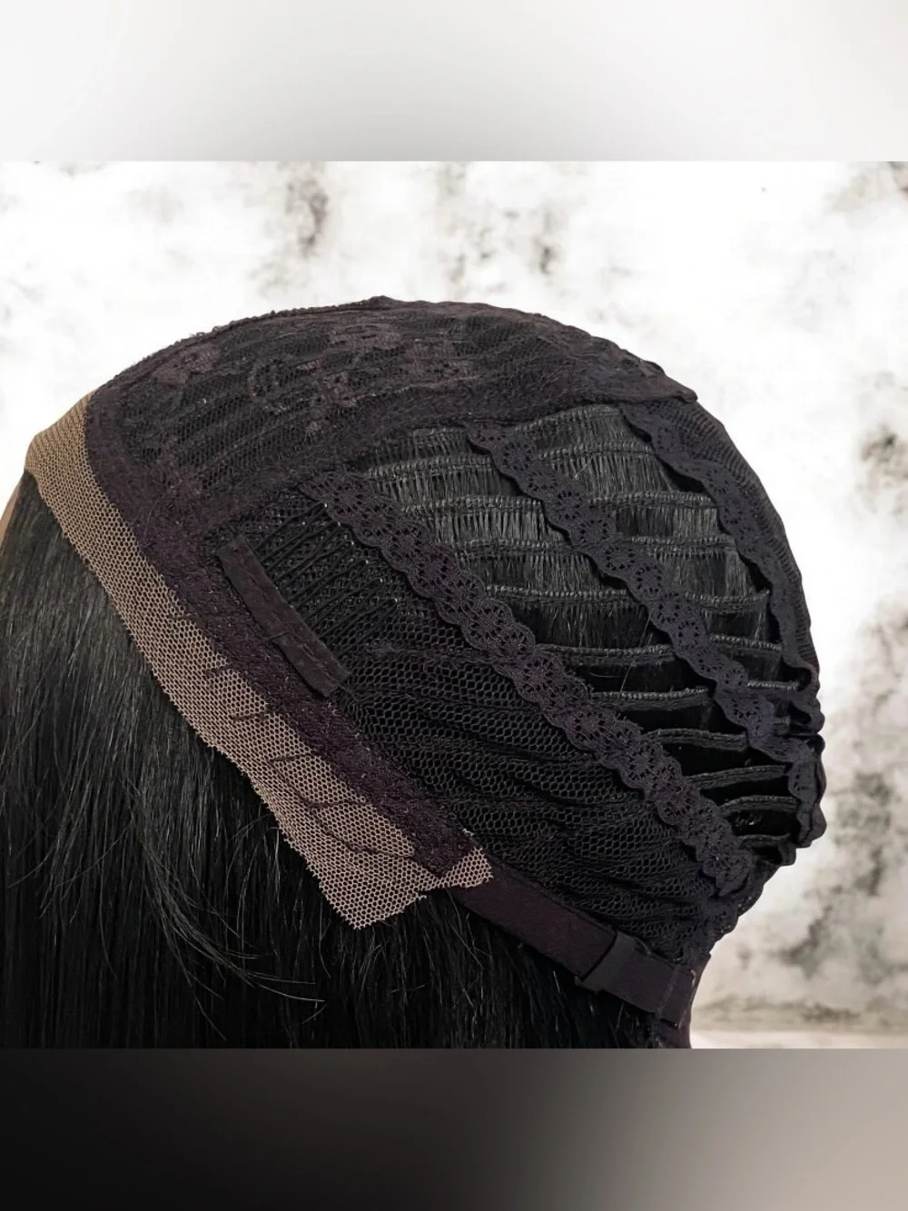 Black Straight Center-Part Bob Wig - Sleek Women Hair